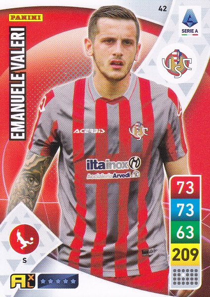 042 - Emanuele Valeri - XL Adrenalyn 2022/23 calciatori Panini