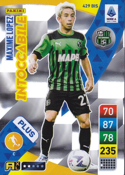 429 bis - Maxime Lopez - XL Adrenalyn 2022/23 calciatori Panini