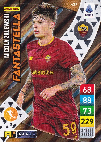 439 - Nicola Zalewski- XL Adrenalyn 2022/23 calciatori Panini