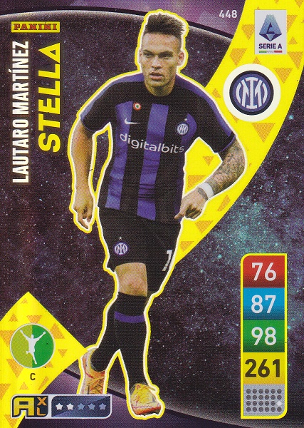 448 - Lautaro Martnez - XL Adrenalyn 2022/23 calciatori Panini