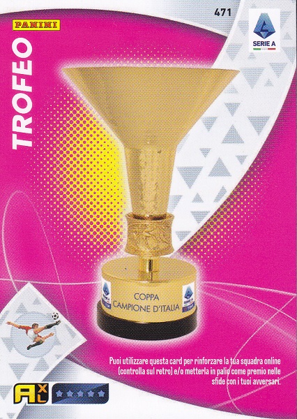 471 - Trofeo - XL Adrenalyn 2022/23 calciatori Panini