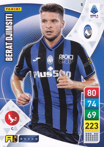 005 - Berat Djimsiti - XL Adrenalyn 2022/23 calciatori Panini