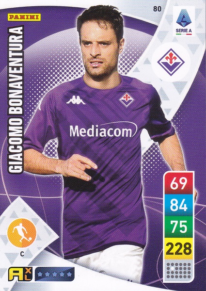 080 - Giacomo Bonaventura - XL Adrenalyn 2022/23 calciatori Pani