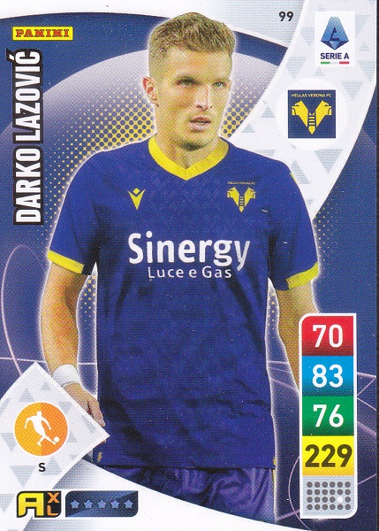 099 - Darco Lazovic - XL Adrenalyn 2022/23 calciatori Panini