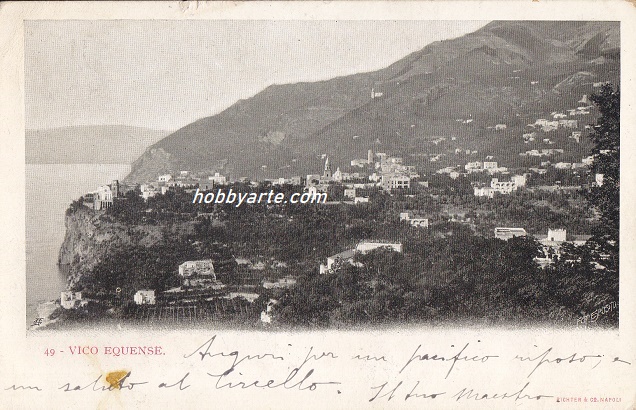 Vico Equense (ar-0021) Panorama - Viaggiata 1908 ?
