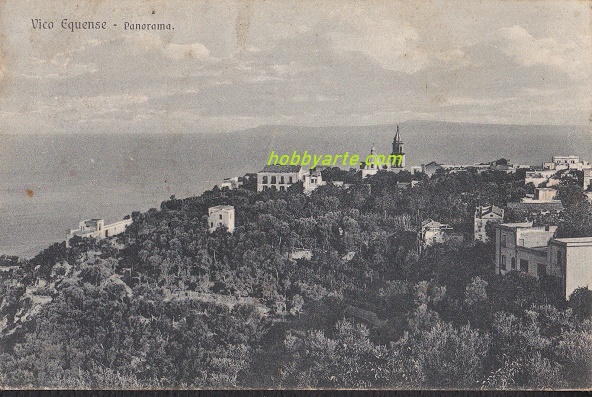 Vico Equense (ar-0087) Panorama - Viaggiata 1923