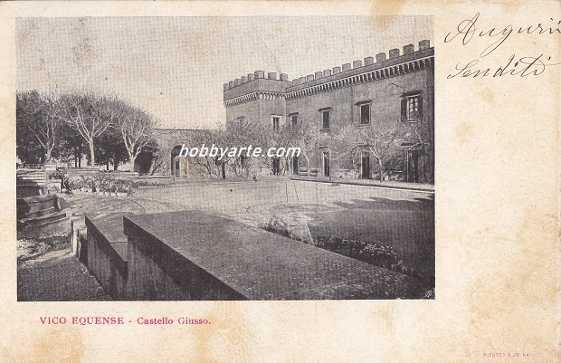 Vico Equense (ar-0108) Castello Giusso - Viaggiata 1907