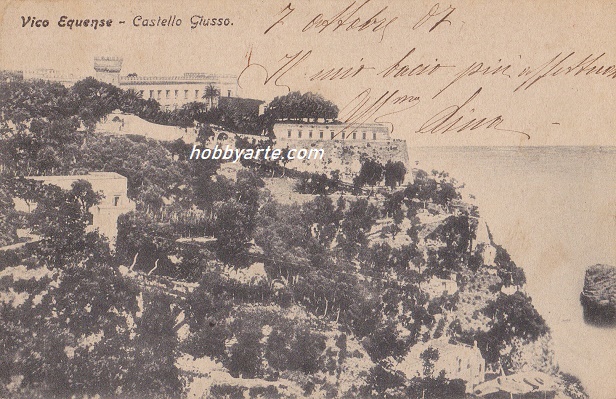 Vico Equense (ar-0129) Castello Giusso - Viaggiata 1907