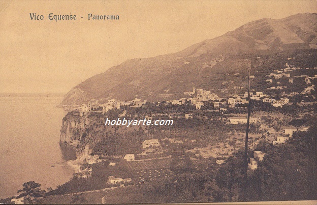 Vico Equense (ar-0146) Panorama - Viaggiata 1912