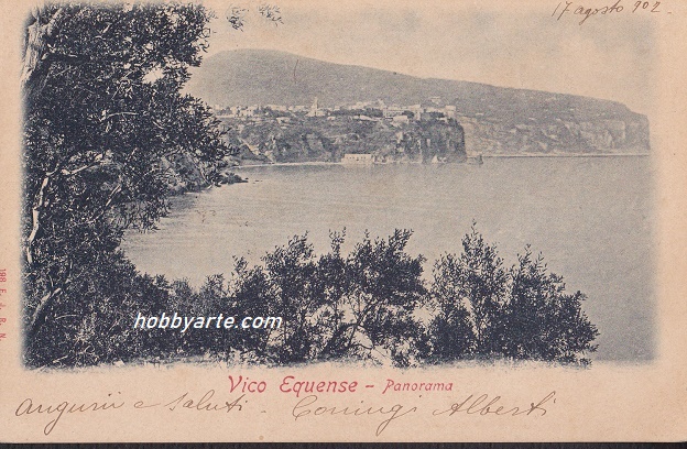 Vico Equense (ar-0181) Panorama - Viaggiata 1902