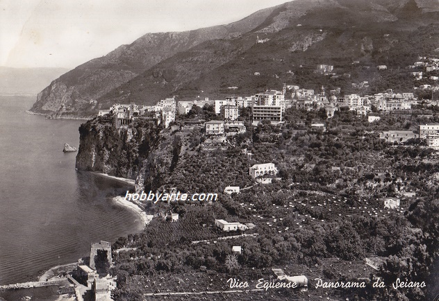 Vico Equense (ar-0242) Panorama da Seiano - Viaggiata 1974