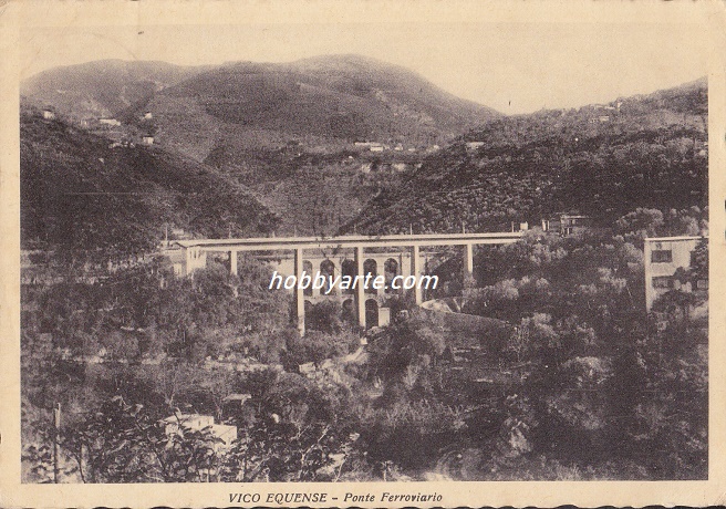 Seiano (ar-0279) Ponte Ferroviario - Viaggiata 14/7/1951