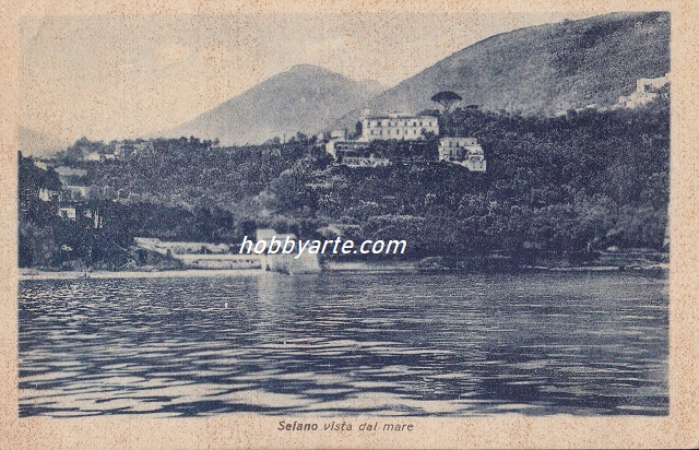 Seiano (ar-0355) Panorama dal mare - Viaggiata 1943