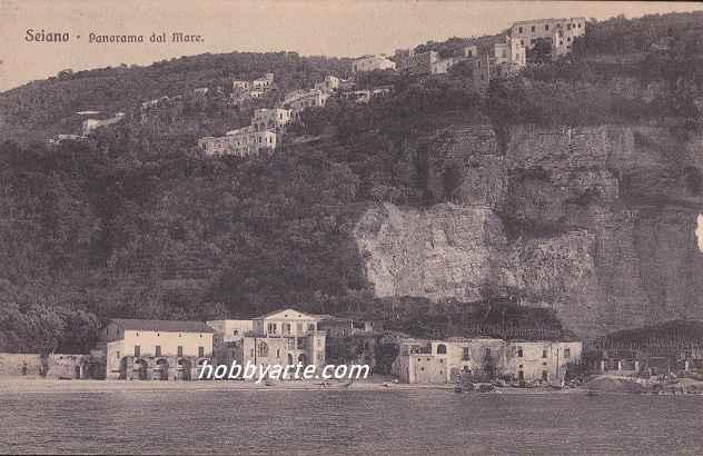 Seiano (ar-0378) Spiaggia - Viaggiata 1918