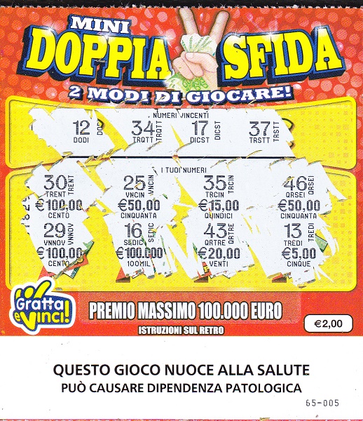 MINI Doppia Sfida - Grattato