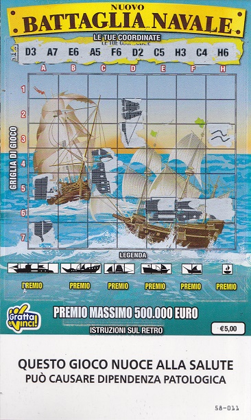 NUOVO Battaglia Navale - grattato