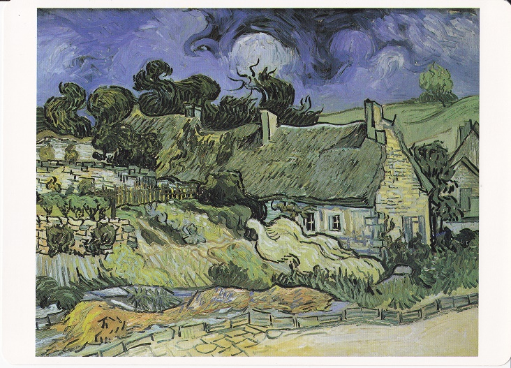 Van Gogh Vincent - Case con tetti di paglia