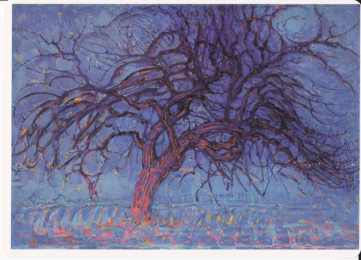 Mondrian Piet - L'albero rosso