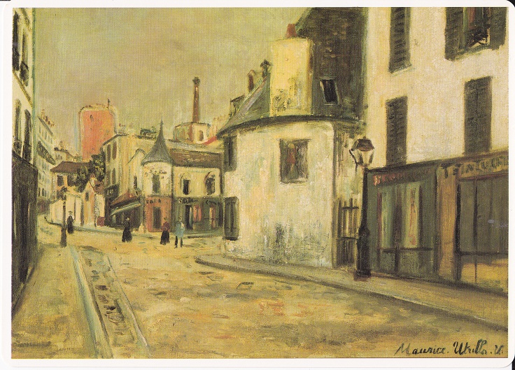 Utrillo Maurice - La rue du Mont-Cenis a Montmarte