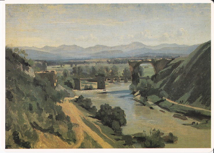 Corot Jean Baptiste Camille - Il ponte di Narni