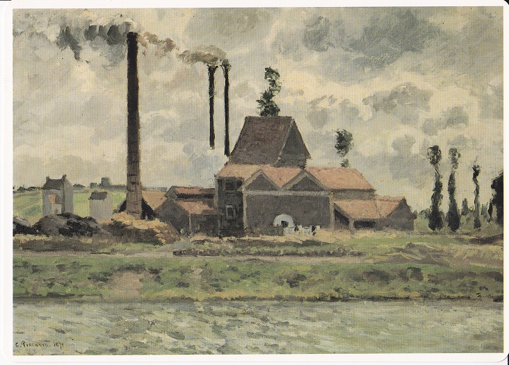 Pissarro Camille - Fabbrica a Pontoise