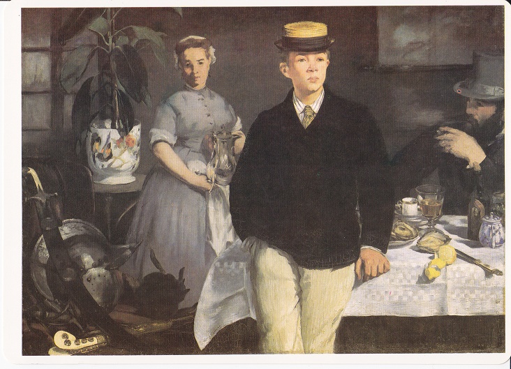 Manet Edouard - Colazione nello studio