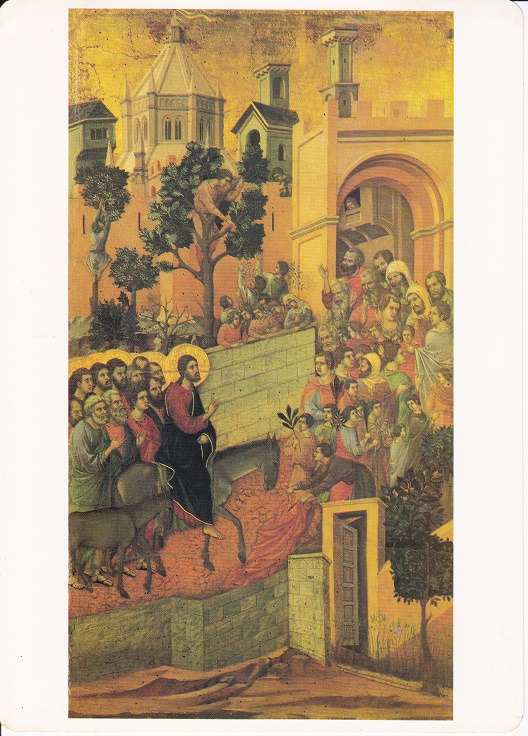 Duccio di Buoninsegna - L'ingresso di Cristo a Gelusalemme