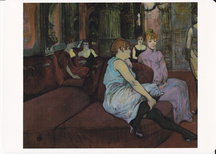 Toulouse Lautrec Henri de - Al salon di Rue Des Moulins