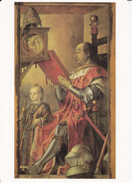 Berruguete Pedro - Federico da Montefeltro e suo figlio