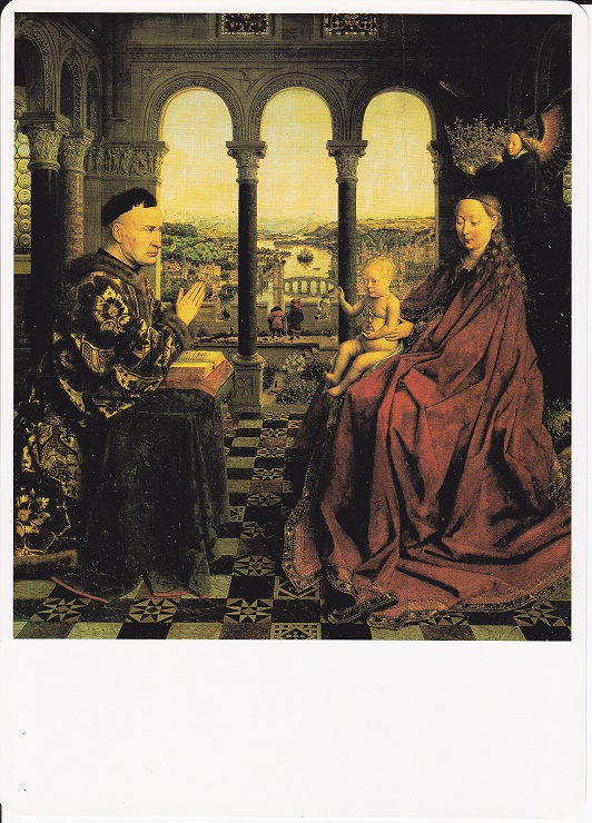 Van Eyck Jan - La Madonna del cancelliere Rolin