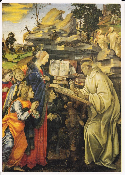 Lippi Filippino - L'apparizione della Vergine a San Bernardo