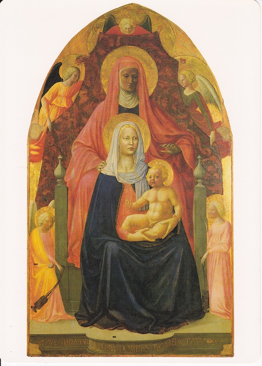 Masaccio - Sant'Anna e la Vergine