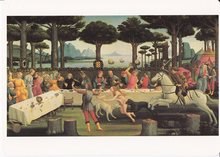 Botticelli Sandro - Storia di Nastagio degli Onesti