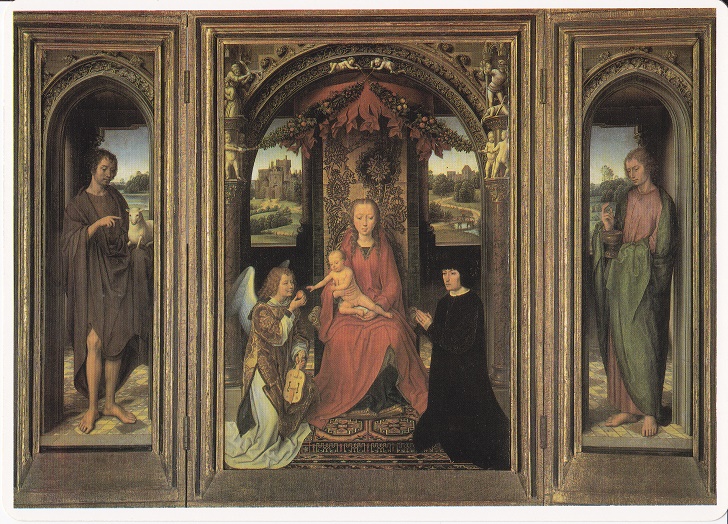 Memling Hans - Madonna in trono col bambino