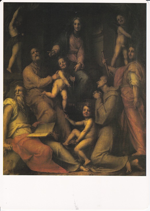 Pontormo Jacopo - Sacra Famiglia ( Pala Pucci)
