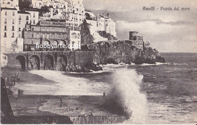 Amalfi - Poesia del Mare - NON Viaggiata-(ax-0005)-fp -formato p