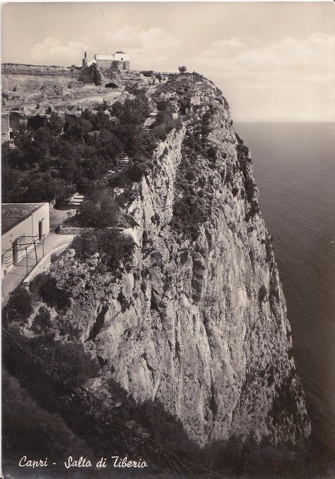 Capri - Salto di Tiberio-Viaggiata 1952 (ax-0015)