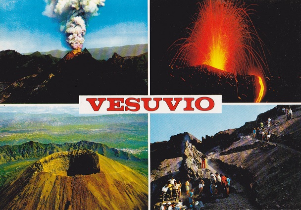 Napoli - Vesuvio - NON Viaggiata (ax-0036) - Edit. il girasole -