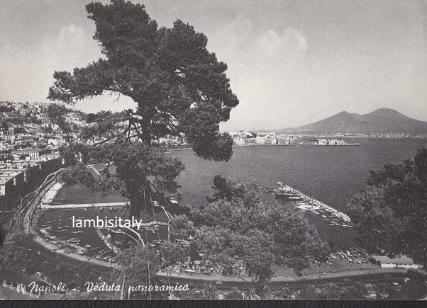 Napoli - Veduta panoramica - Viaggiata 1964 -(ax-0047)-fg