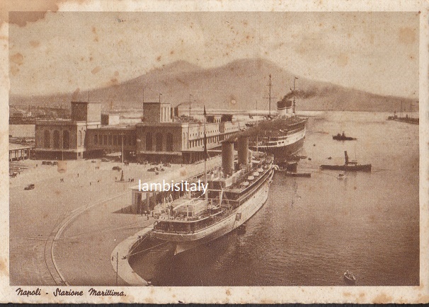 Napoli - Stazione Marittima - Viaggiata 1940 -(ax-0050)-fg