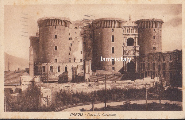 Napoli - Maschio Angioino - Viaggiata 1940 -(ax-0052)-fp