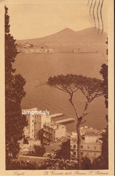 Napoli - Il Vesuvio - Viaggiata 1931 -(ax-0053)-fp