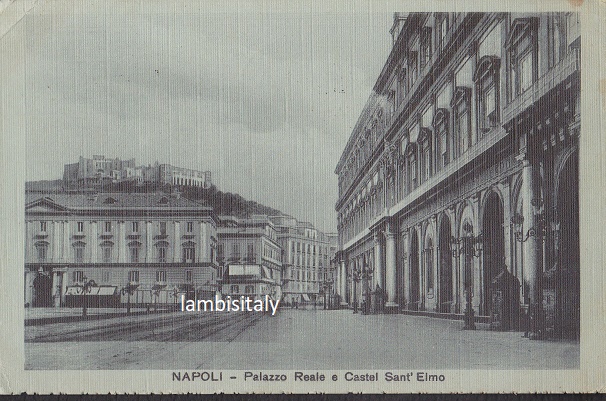 Napoli - Palazzo Reale- Viaggiata 1916 -(ax-0066)-fp