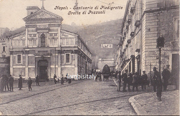 Napoli - Santuario di Piedigrotta - Viaggiata 1913 -(ax-0068)-fp