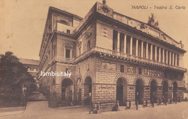 Napoli - Teatro S.Carlo - Viaggiata 1914-(ax-0084)-fp