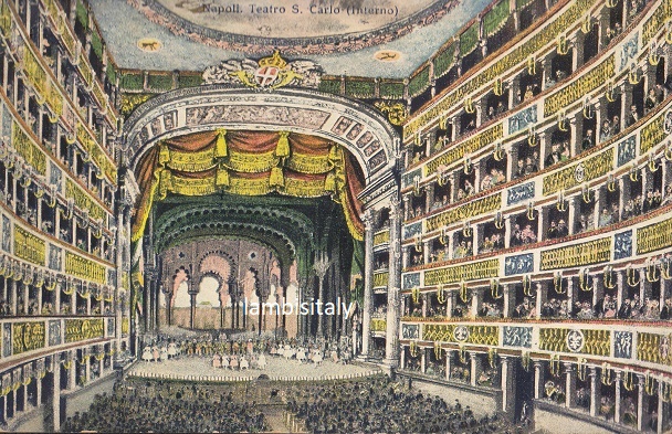 Napoli - Teatro S.Carlo - NON Viaggiata (ax-0089) - fp