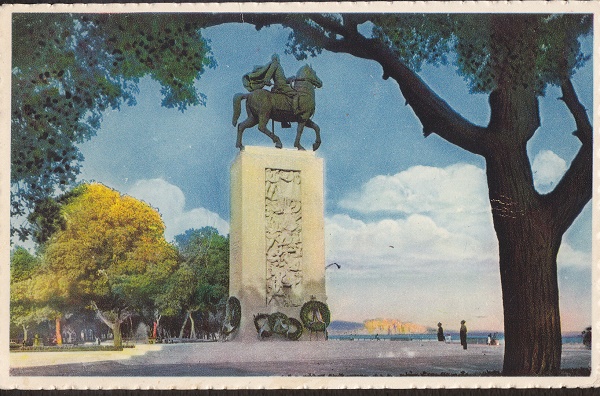 Napoli - Monumento  - Viaggiata 1937 -(ax-0104)-fp