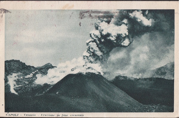 Napoli - Vesuvio - Viaggiata 1937 -(ax-0105)-fp