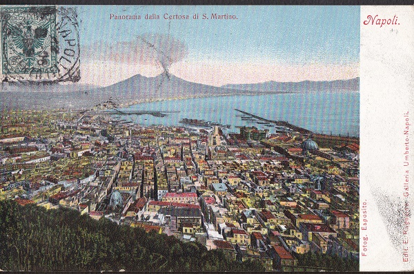 Napoli - Panorama -  Viaggiata 1906 ? (ax-0110)-fp