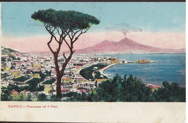 Napoli - Panorama -  Viaggiata 1911 (ax-0111)-fp